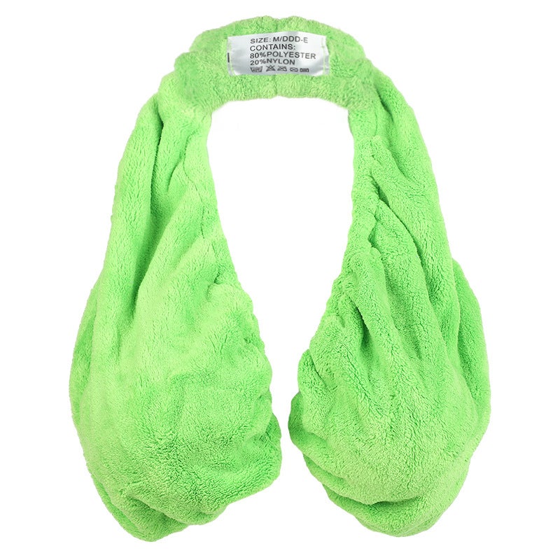 Quick-Dry Towel Bra Bath Wrap grass green 