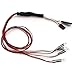 KYOSHO Kyosho 97054-4CR LED Light Unit 5mm/4Bulbs/L=400 Clear & Red : Fazer MK2  - Image 2