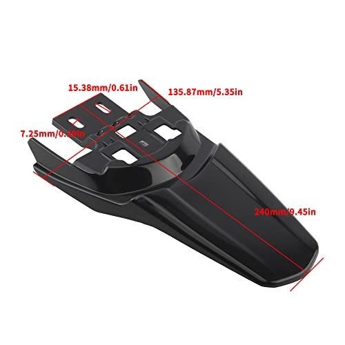 ABCERRSI Dirt Bike Sur Ron Rear Fender ProtectorMotorcycle Back Mud Guard Fender to Segway X160 X260 Electric Dirt Bike Accessories - Image 3