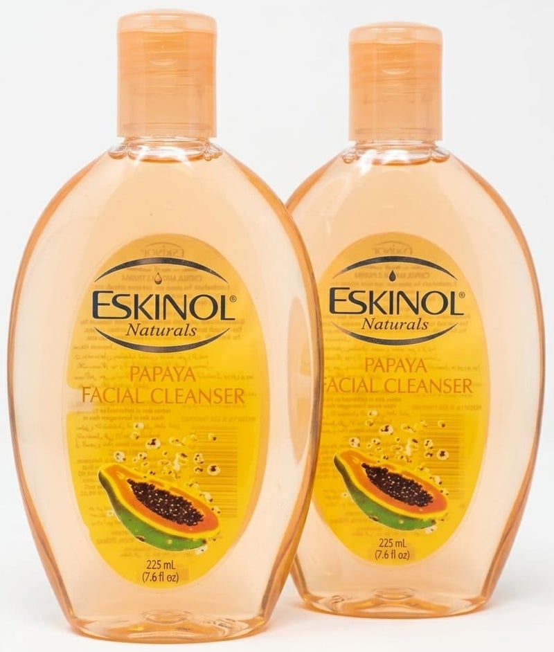 Eskinol Two Pieces Of Papaya Facial Cleanser 2X225 ml - Image 2