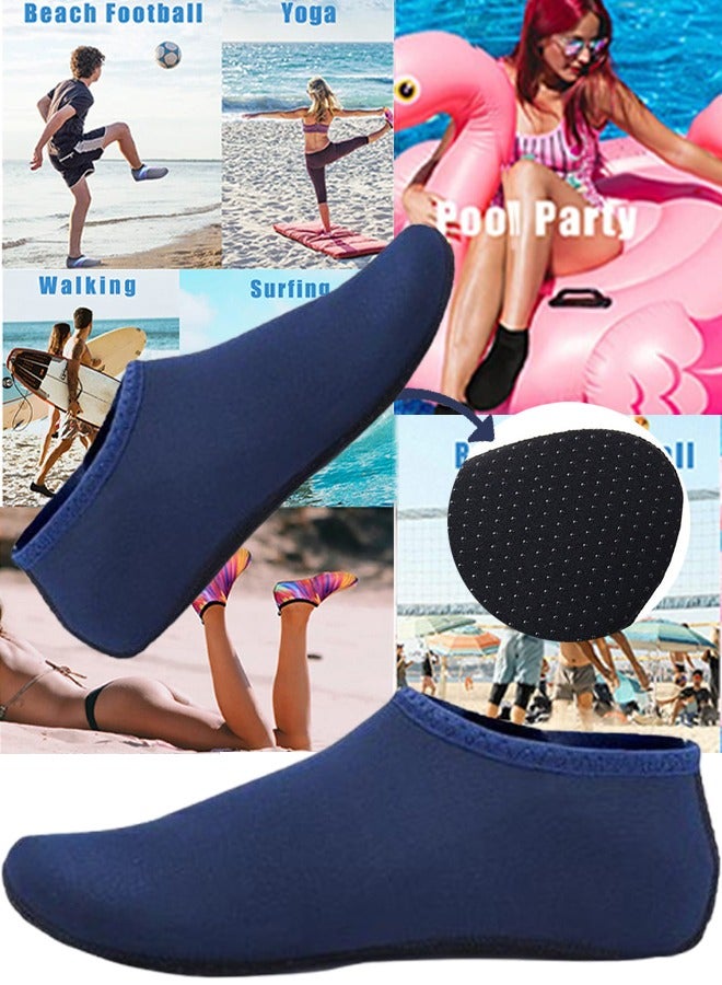 VUCATIN Water Shoes for Men Women Quick-Dry Aqua Socks Slip-on Beach Shoes Swimming Shoes Barefoot Yoga Socks for Sport Beach Swim Surf Yoga Exercise (B)  - Image 1