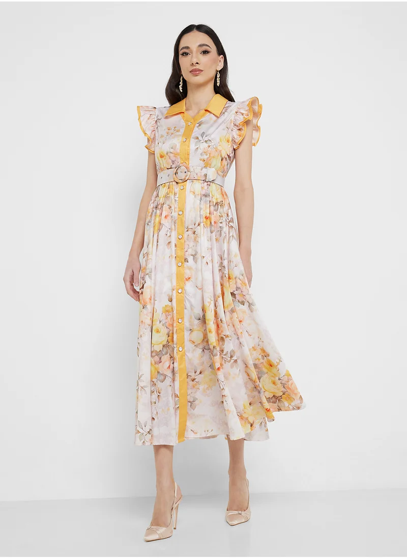 ايلا Floral Print Dress