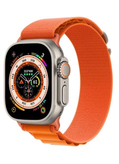 KASTWAVE Compatible for Apple Watch Ultra 49mm Wide Band, Textile Stretch Nylon Titanium G‑Hook Wristband Sport Strap for iWatch 49mm 45mm 44mm 42mm Series 8/7/6/SE/5/4/3/2/1 Men Bands  - Image 1