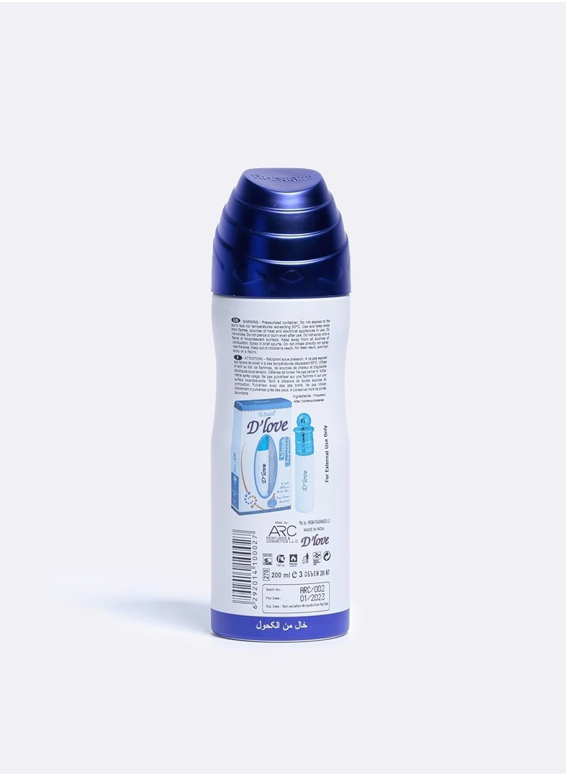 Al Nuaim - Al Nuaim D'Love 200ml | Perfumed Body Spray | Alcohol Free Deo | Body Spray | Long Lasting Perfumed Spray - Image 1