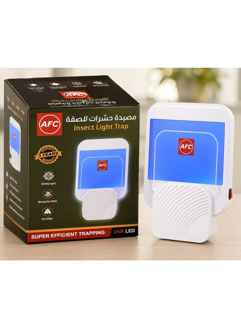 أفس مصيدة حشرات AFC بضوء UVA LED لقتل البعوض والذباب – جهاز آمن وهادئ لمكافحة الحشرات المنزلية - Image 2
