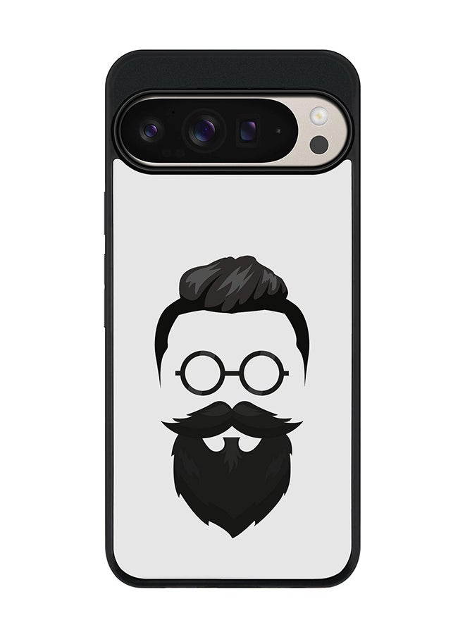 Stylizedd For Google Pixel 9 Pro XL Case,Slim fit Camera Protection, Shockproof Thin Phone cover - Beard Hipster  - Image 1