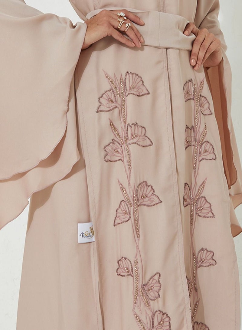 روزيت عباية طقم عباية مكون من قطعتين | مطرز - Image 4