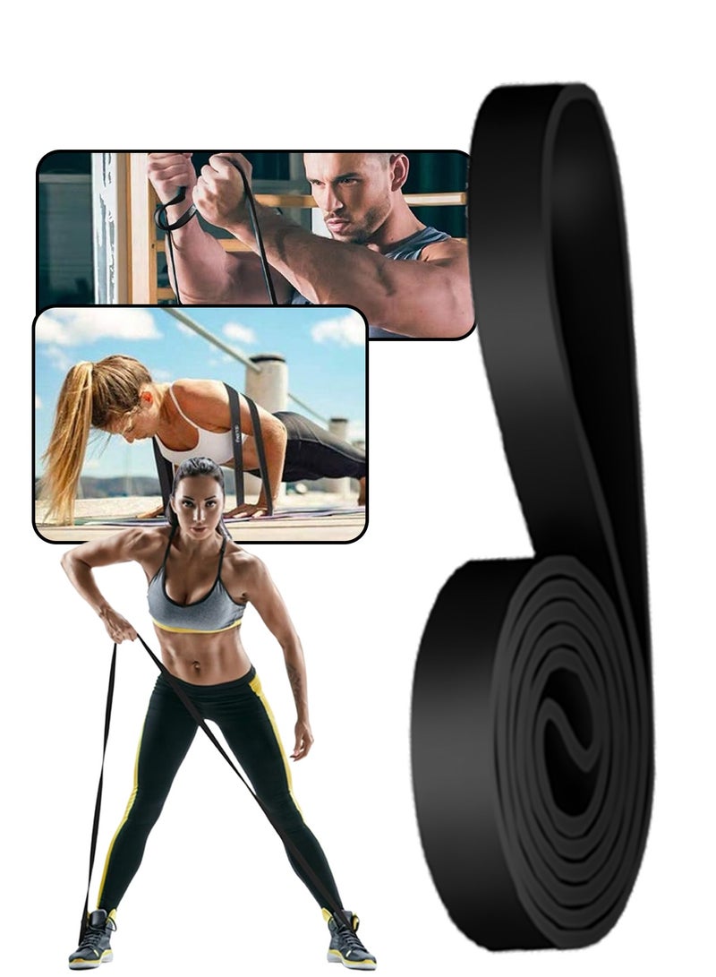 Leon Home 25-65 lbs Resistance Bands, Yoga Fitness Bands, Heavy Duty Weightlifting Exercise Stretch Bands for Weightlifting, Muscle Building, Yoga, Stretching Activities (black) - Image 1
