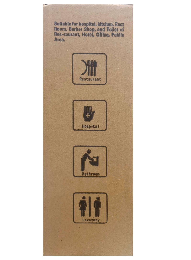 دله فارما موزع مثبت على الحائط لمطهر اليد أو صابون الرغوة الذي يستخدم حقيبة 1000 مل أبيض / رمادي - Image 2