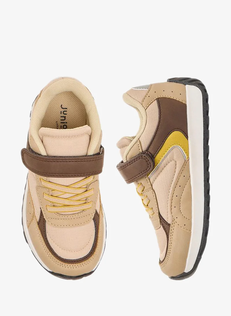 Juniors Boys Hook & Loop Ankle School Sneakers