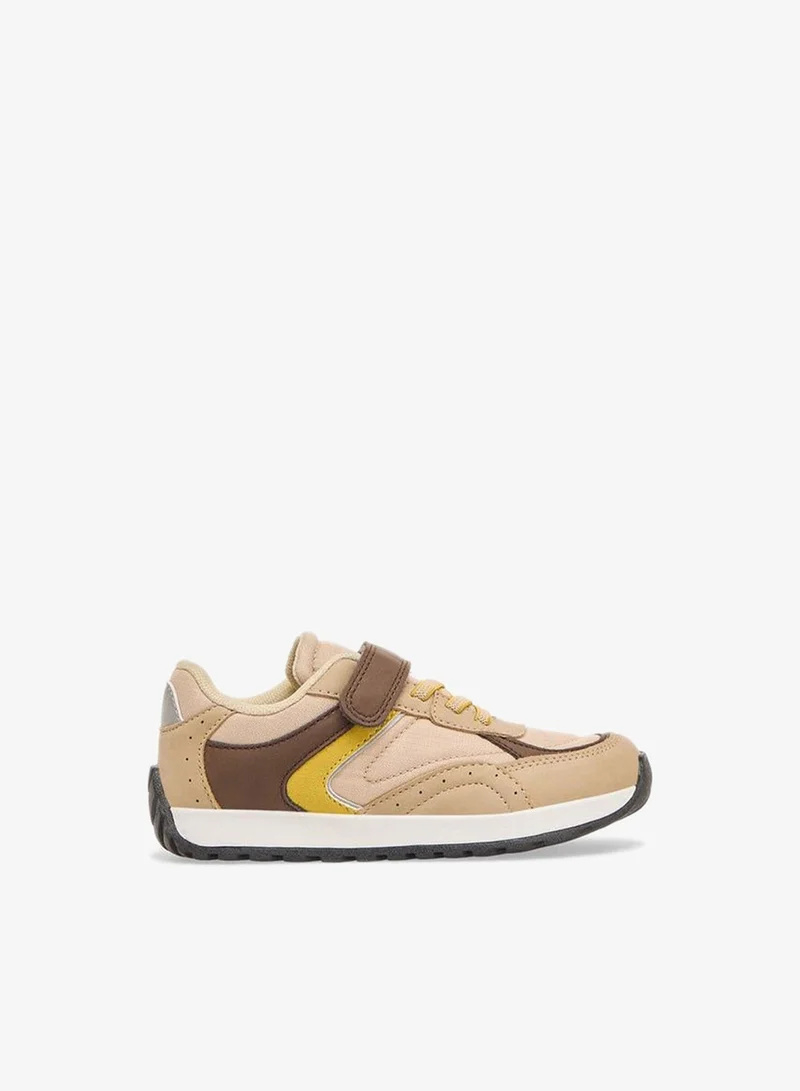 جونيورز Boys Hook & Loop Ankle School Sneakers