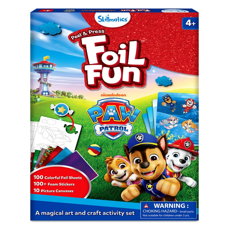 Skillmatics Foil Fun - PAW Patrol, Mess-Free Art & Craft Kits for Kids, DIY Creative Activity, Travel Toys, Easter Gifts for Fans of Chase, Marshall, Skye, Girls, Boys, Ages 4, 5, 6, 7, 8 and Up - Image 1