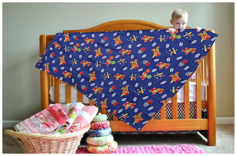 Kuber Industries Waterproof Baby Sheet/Baby Sleeping Mat (Blue)-CTKTC28002 - Image 1