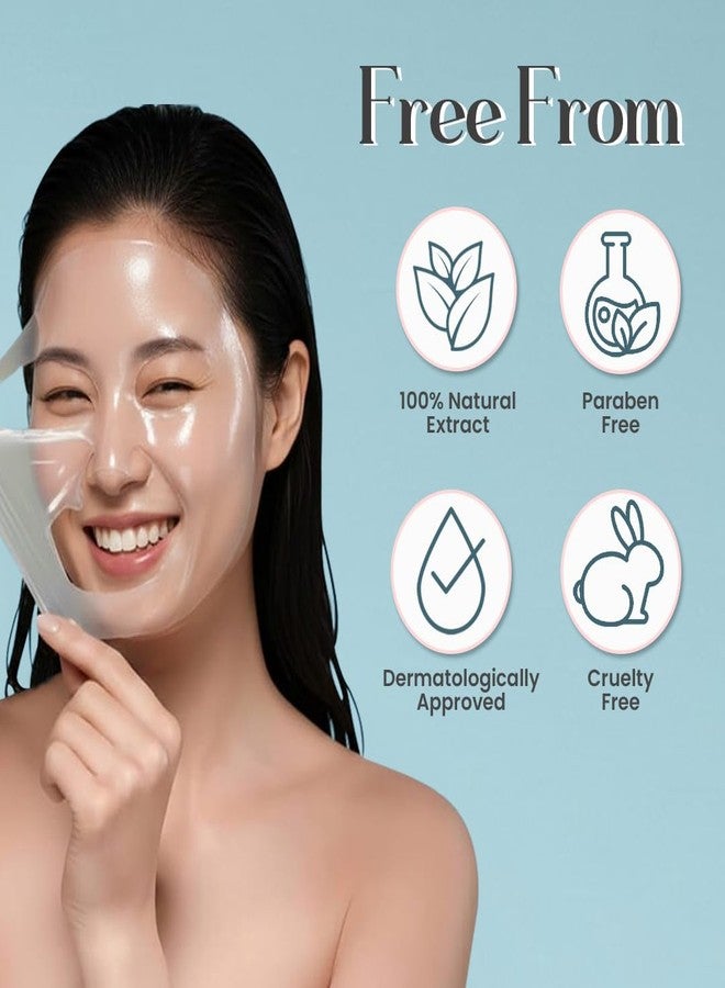 Glamveda Korean Rice & Ceramide Peel-Off Mask for Men & Women | Brightening Face Pack for Even Skin Tone | Anti-Ageing & Deep Nourishment | Hydrates Dry & Dull Skin | Dermatologically Tested | 100g - Image 4
