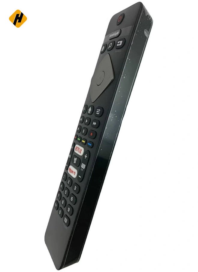 HuHa - Remote Control Compatible with Philips 32PFS6905/12 70PUS6724/12 70PUS6704/12 75PUS6754/12 65PUS6754/12 55PUS6754/12 4K UHD Smart LED TV with battery - Image 1