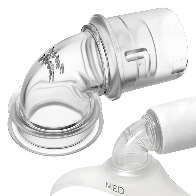 Medihealer 2 Packs Replacement Elbow/Swivel Compatible with DreamWear and DreamWisp,Tubing Quick-Release Elbow & Prevent Air Leakage,Great-Value Supplies by Medihealer - Image 1