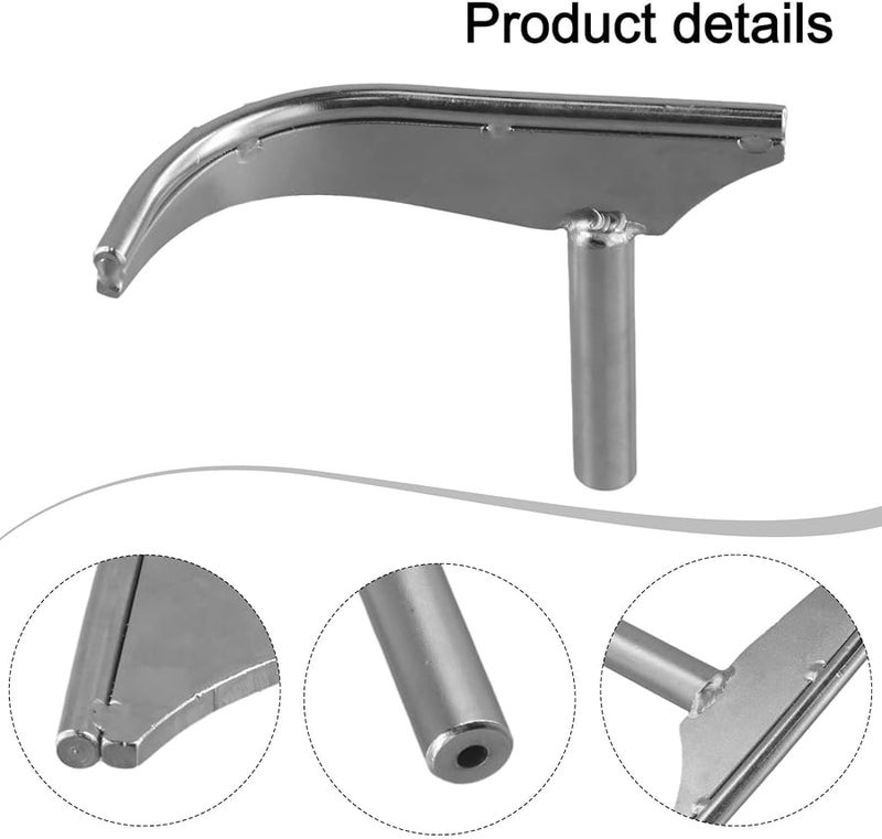 حامل أداة منحني لمخرطة الخشب، ذو ساق 16 مم، حامل أداة خراطة الأوعية من الفولاذ المقاوم للصدأ - Image 4