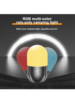 RAMPKD RAMPKD Capsule Shape Rechargeable Camping Lights Tent Light with RGB Color Changing Night Lamp Ambient Lighting for Campsite  - Image 4