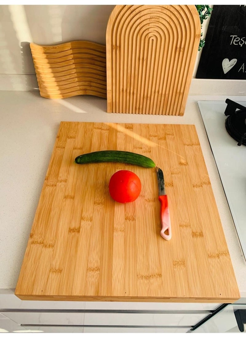 Devigo - Master Chef Style Mega Size Countertop Dough Rolling and Cutting Board 53x46 Cm - Image 1
