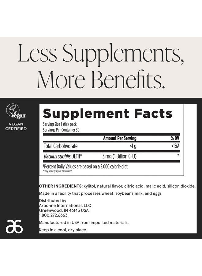 Arbonne BioticSticks Fast Melt Probiotic for Gut Health - Probiotics for Women, Men, and Kids - Gut Health Supplement - Vegan, Gluten-Free, Non-GMO - Mixed Berry Flavor - 30 Stick Packs - Image 5