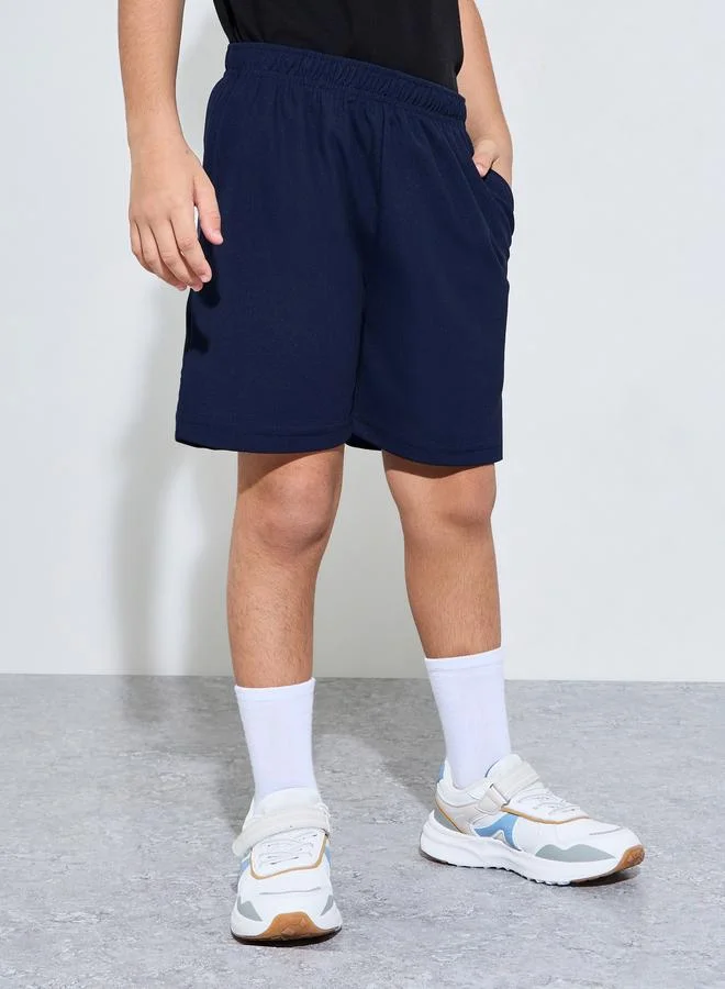 ستايلي Teens Cotton Sports Jersey Shorts with Side Pocket