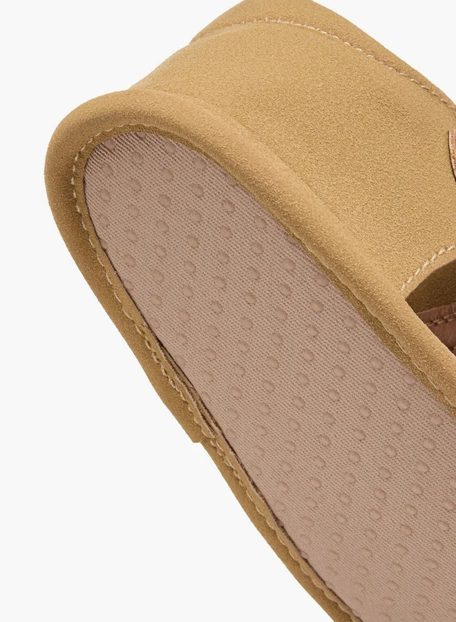 Barefeet Solid Booties With Hook And Loop Closure