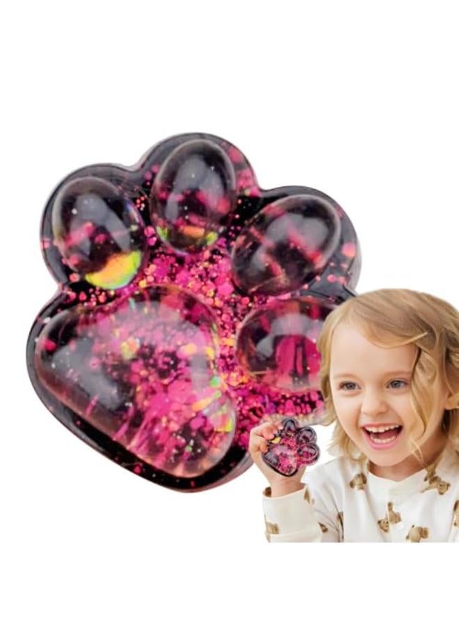 Cat Paw Shaped Squeeze Toys, Squishy Paw Squishy Toy, Cat Paw Shaped Pinch Toy, Cat Paw Shape Squeeze Toy for Kids, Anti Stress Toy for Adults and Children (A)