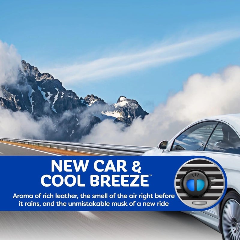 RefreshYourCar Refresh Your Car! E300877700 Dual Scent Mini Diffusers, New Car/Cool Breeze Scent - Image 3