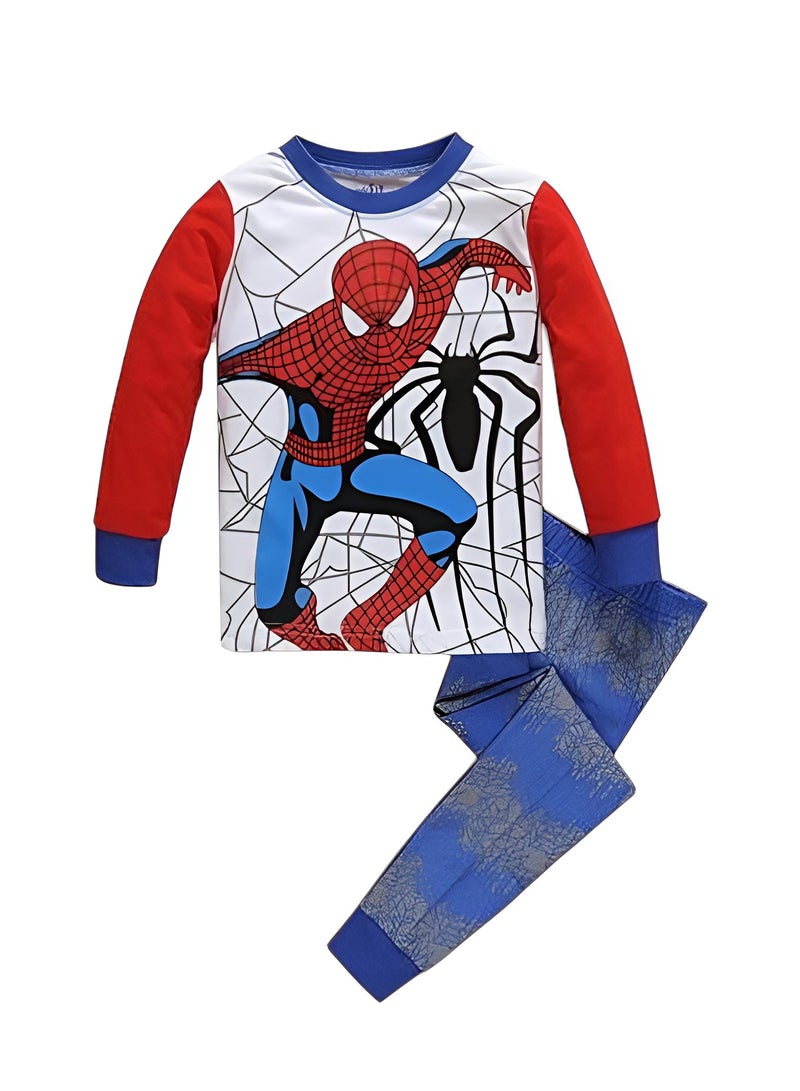 دانيال بيجامة سبايدرمان للأولاد من دانيال - أكمام طويلة - Image 1