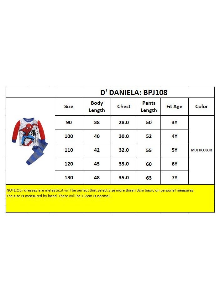 دانيال بيجامة سبايدرمان للأولاد من دانيال - أكمام طويلة - Image 4