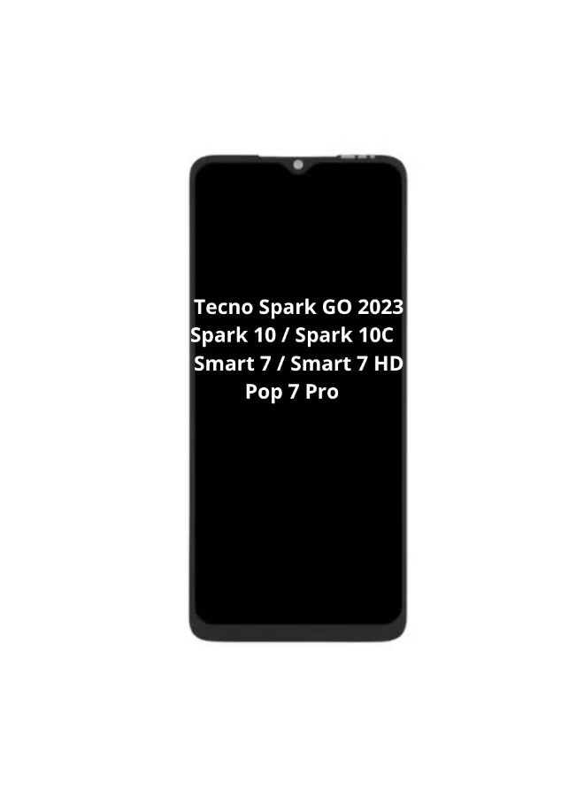 Gadgets Connection Replacement LCD screen for TECNO spark GO 2023 / spark10 / spark10C smart7 / smart7 HD / pop7 pro - Image 1