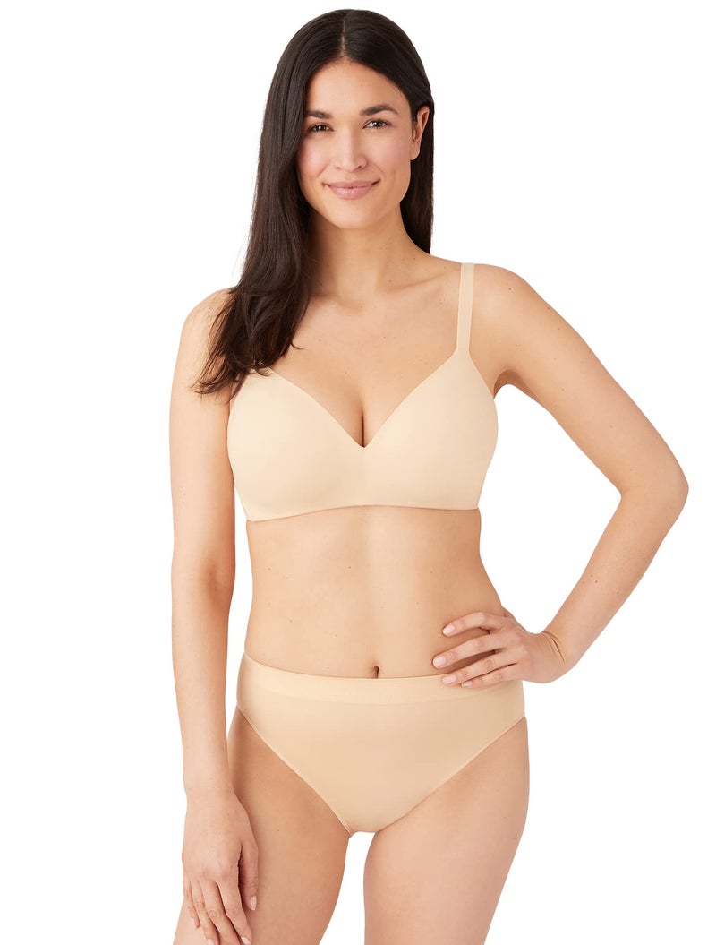 Wacoal Women's How Perfect Wire Free Bra, Sand, Tan, 34DDD - Image 2