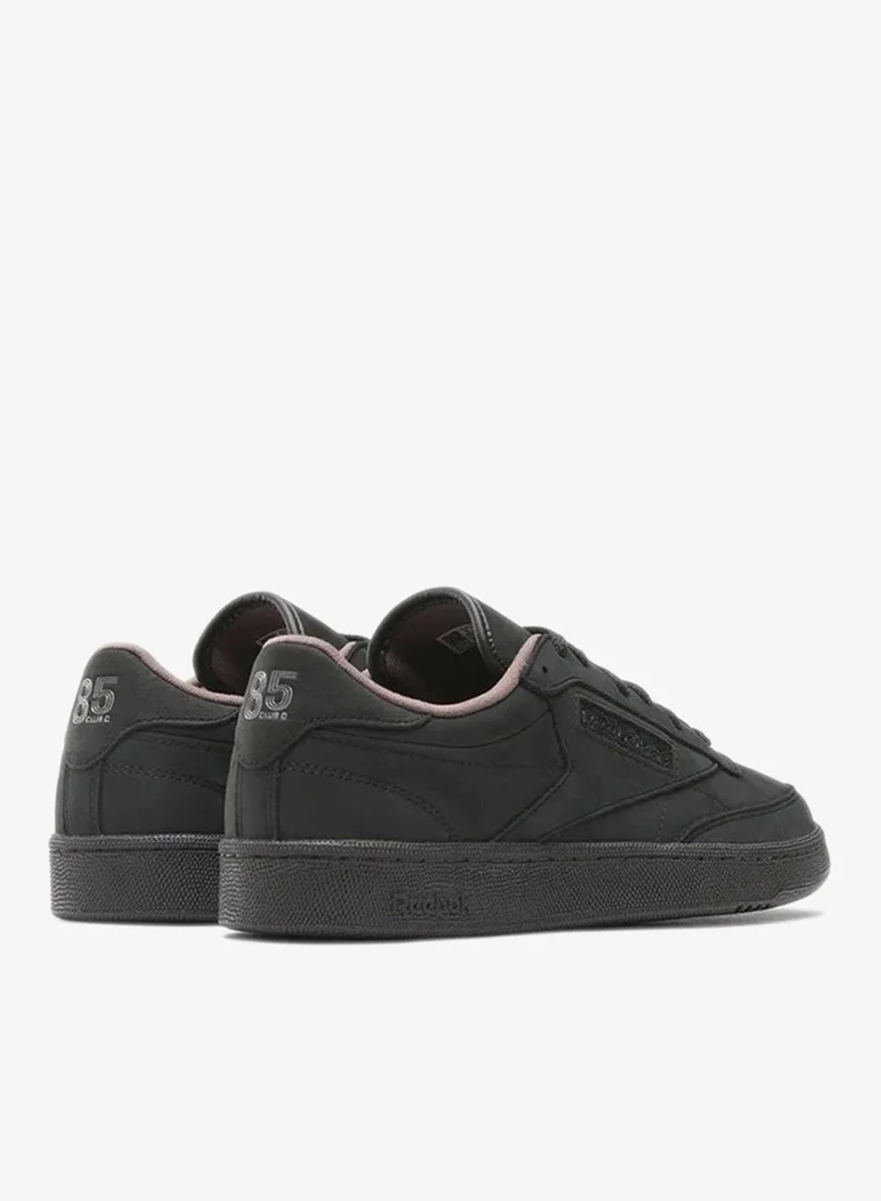 Reebok Black/Washed Black/Trek Grey Reebok Club C 85 Vintage Unisex Shoes  | Best Price UAE