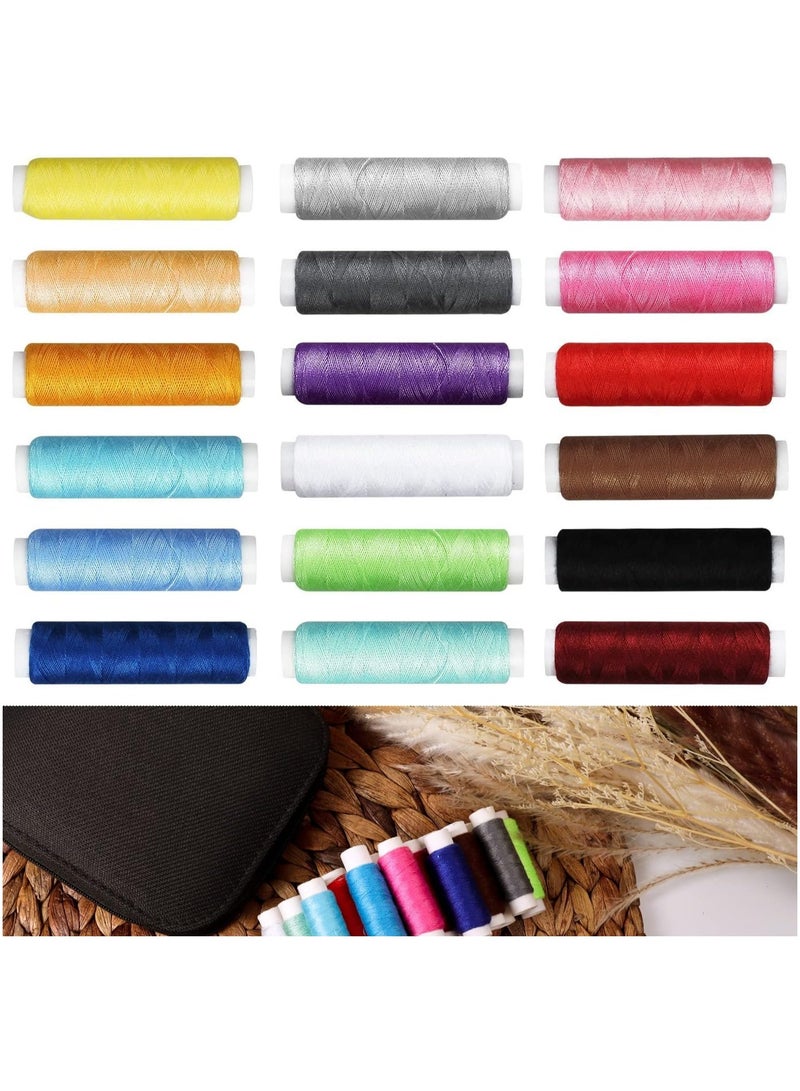 Portable Sewing Kit, Household Sewing Tools 86 Piece Sewing Box Set, Including Magnifying Glass - Image 2