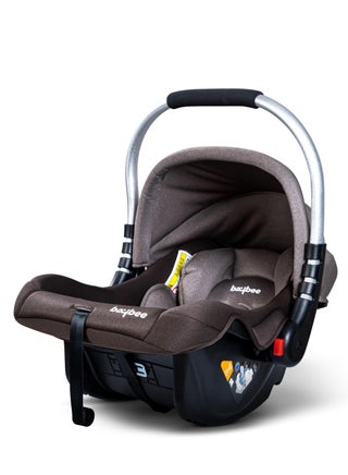 3 in 1 Multi Purpose Baby Carry Cot n Car Seat with Aluminium Handle, Canopy, Adjustable Handle, 3 Point Safety Belt Rocker for Infant Baby Carry Cot for New Born Baby 0 to 15 Months Brown - pzsku/ZD4241970133E8A910A14Z/45/_/1716535634/24c66297-1b67-4a63-8a7b-b6ec05646f2b
