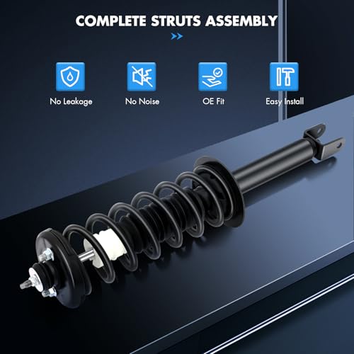 ASAPE Complete Struts Rear A Pair Fit for 2008 2009 2010 2011 2012 for Honda Accord FWD Quick-Strut Complete Strut Assembly Coil Spring Replace OE 172563 - Image 2