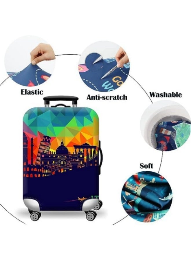 GGEROU غطاء أمتعة إيطاليا سكاي لاين متعدد الألوان - Image 2