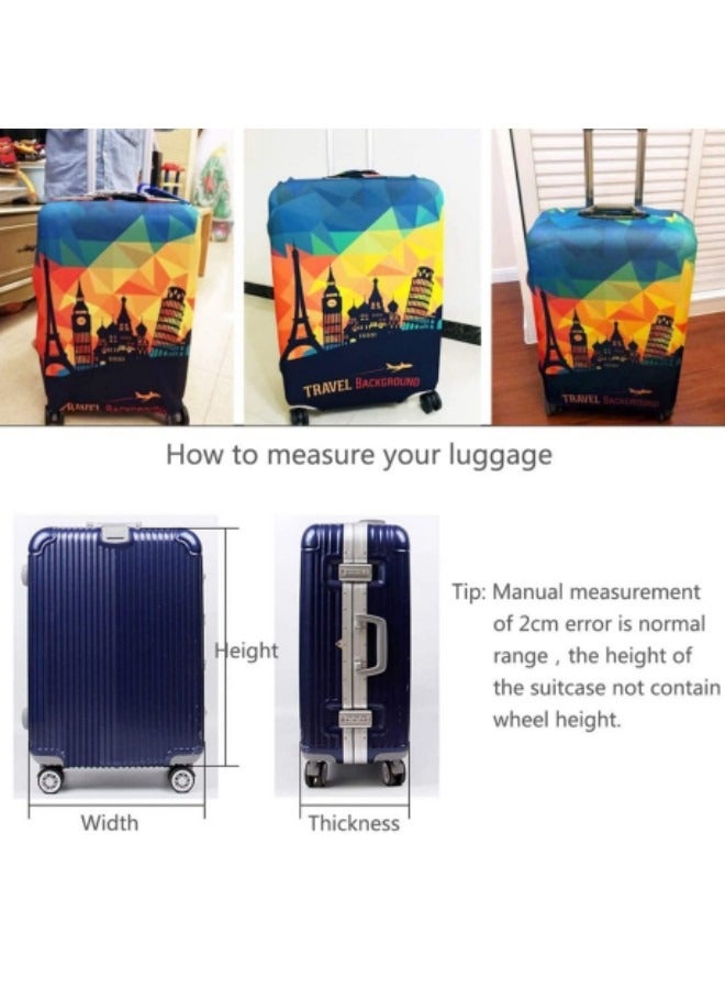 GGEROU غطاء أمتعة إيطاليا سكاي لاين متعدد الألوان - Image 4