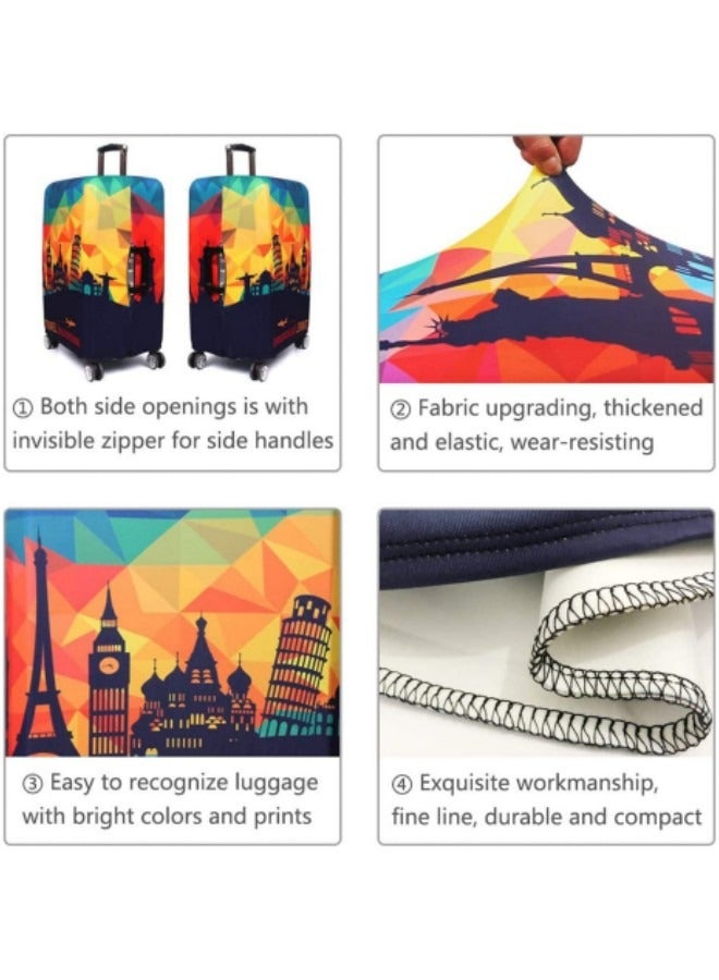 GGEROU غطاء أمتعة إيطاليا سكاي لاين متعدد الألوان - Image 3