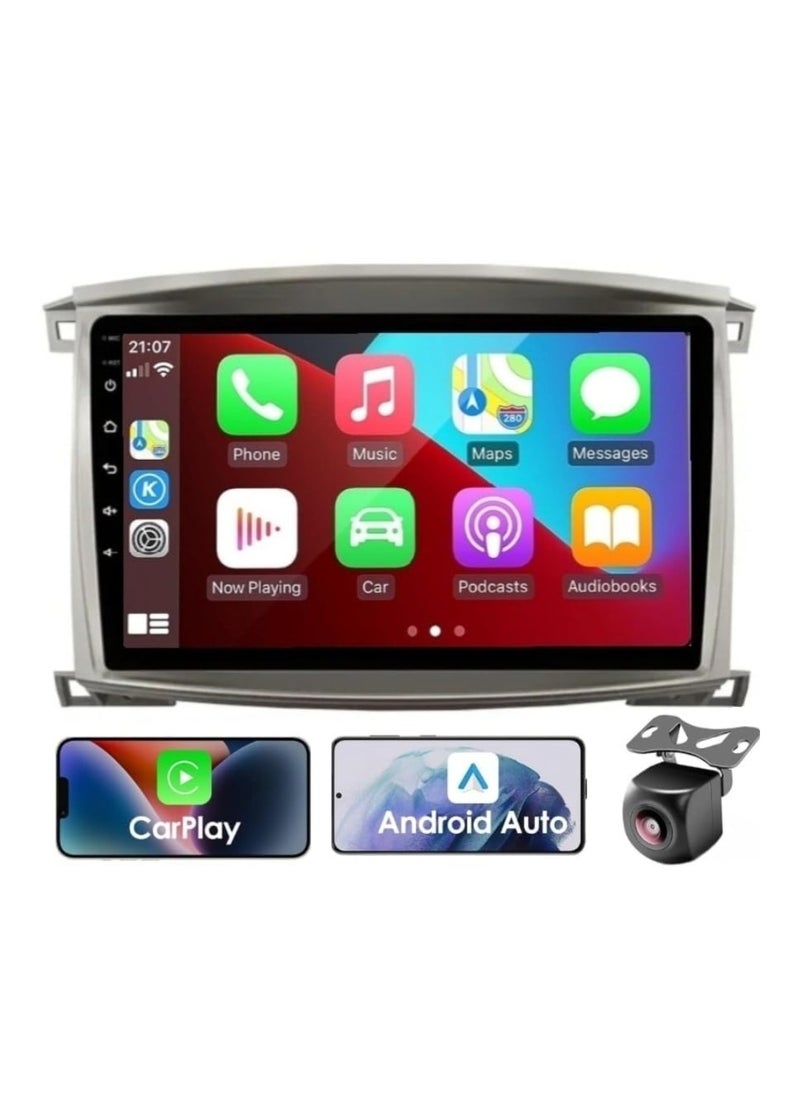 Vierex Android Car Stereo For Lexus LX470 J100 2 Land Cruiser LC100 2003-2007 4GB RAM Support Apple Carplay Android Auto Wireless QLED DSP Fast Interface AHD Camera Support Car Climate Control On Screen  - Image 1