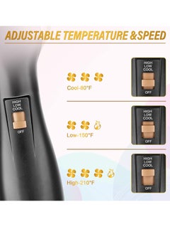 LOVNOV Hair Blow Dryer 3 in 1 Hot Air Brush and Volumizer, One-Step Hot Air Brush for Drying  - Image 3