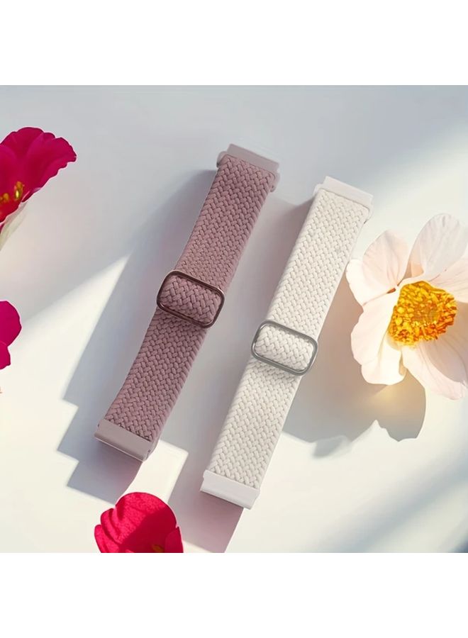 Mix Color 5 18mm Nylon Braided Loop Watch Bands Sport Breathable Adjustable Straps - Image 4