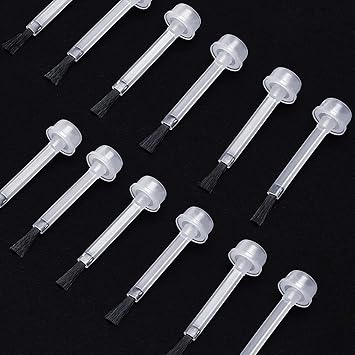 BOAO 20 Pieces Nail Brush Replacement Nail Dipping Liquids Replacement Brushes for Dip Nail Polish Dipping Powder Base Coat Top Coat - Image 1