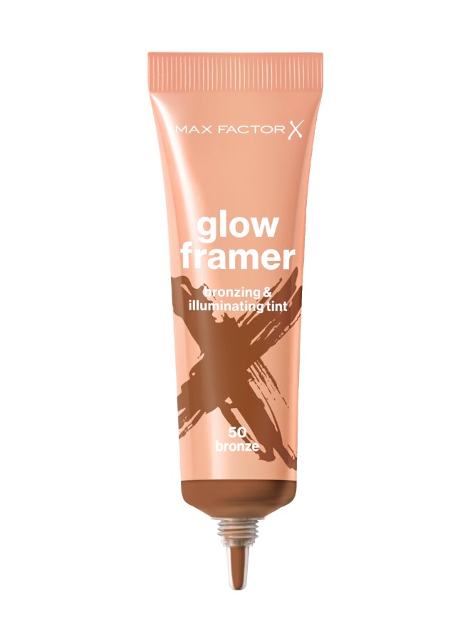Max Factor تنت برونزي ومضيء من جلو فريمر - 50 - برونز، 30 مل - Image 1