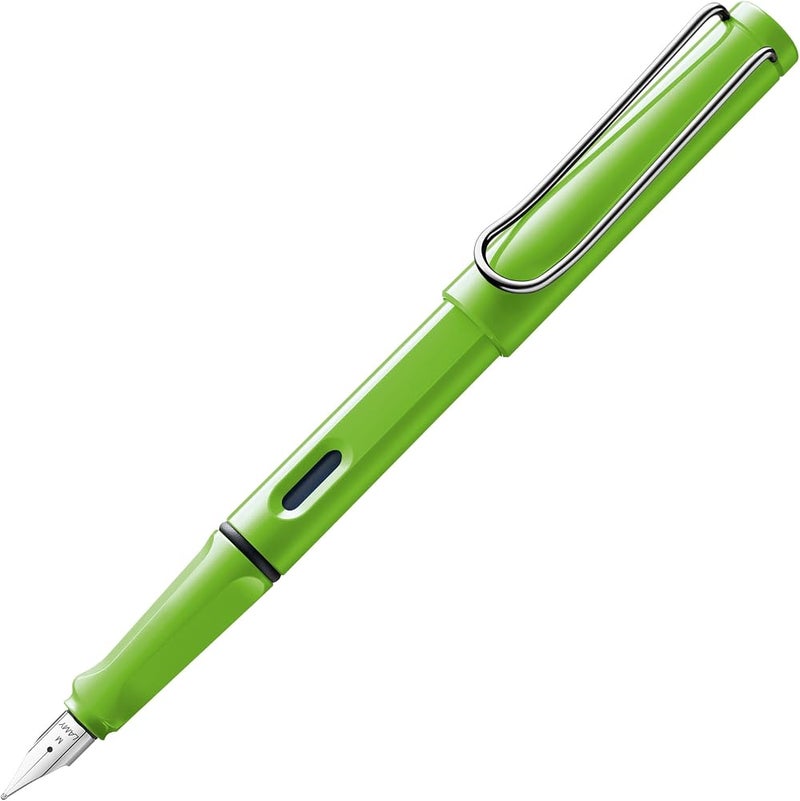 LAMY safari 013 Fountain Pen - Modern Green Fountain Pen with Ergonomic Grip and Timeless Design - Nib Size B - Image 1