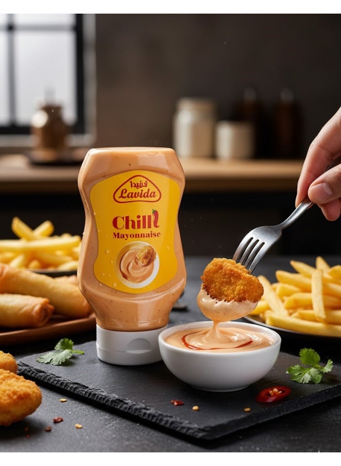 لافيدا مايونيز حار 340 جم لافيدا - Image 2