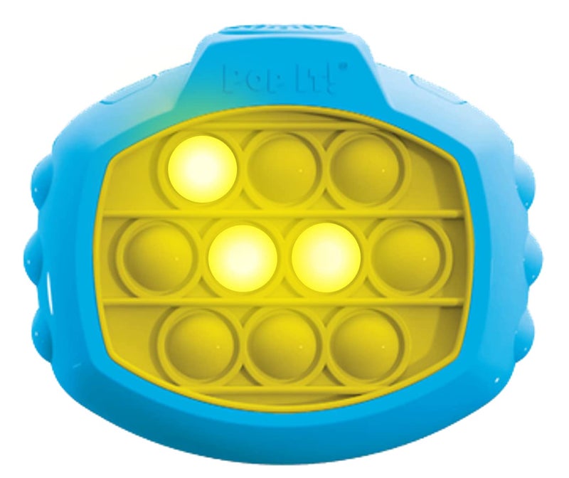 Buffalo Games Pop It Pro - The Original Light Up, Pattern Popping, Pop It Game from Buffalo Games,Blue and Yellow - Image 2