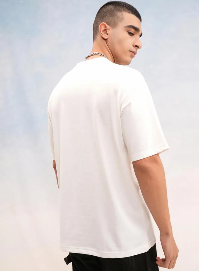 HIGHLANDER HIGHLANDER Graphic Print Round Neck Relaxed Fit T-Shirt
