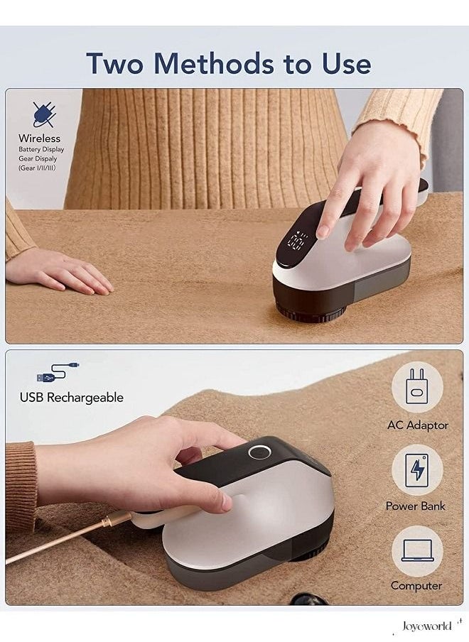 Joyeworld - Rechargeable Lint Remover for Clothes Adjustable 3 Speed - Image 1