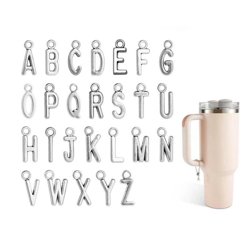New Cup Pendant Accessories 26 English Letters Luggage Keychain Shoes Ornaments - Image 5